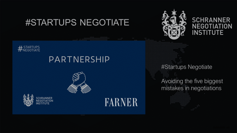 Negotiation for startups